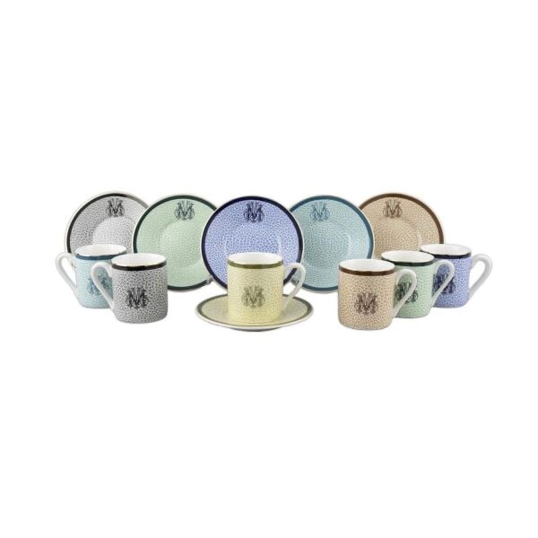 Mikasa Moor Micasa Desenli 6lı Kahve Fincan Seti