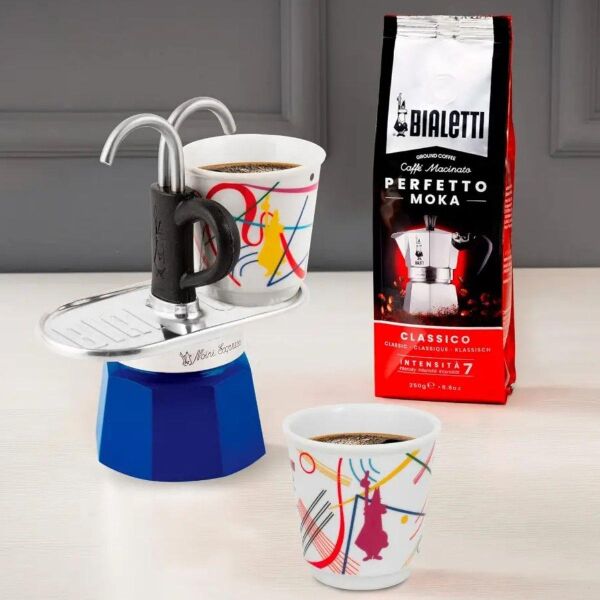 Bialetti Mini Express Mokapot Kandinsky
+ 2 Espresso Fincanı