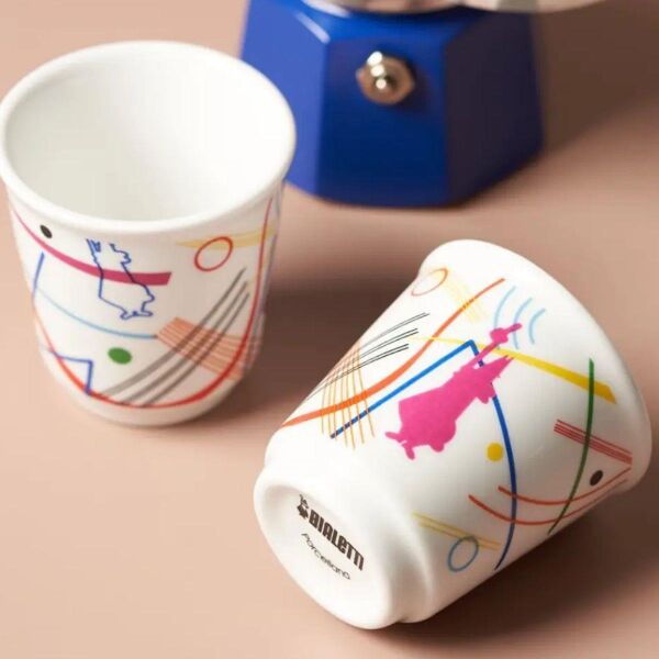 Bialetti Mini Express Mokapot Kandinsky
+ 2 Espresso Fincanı
