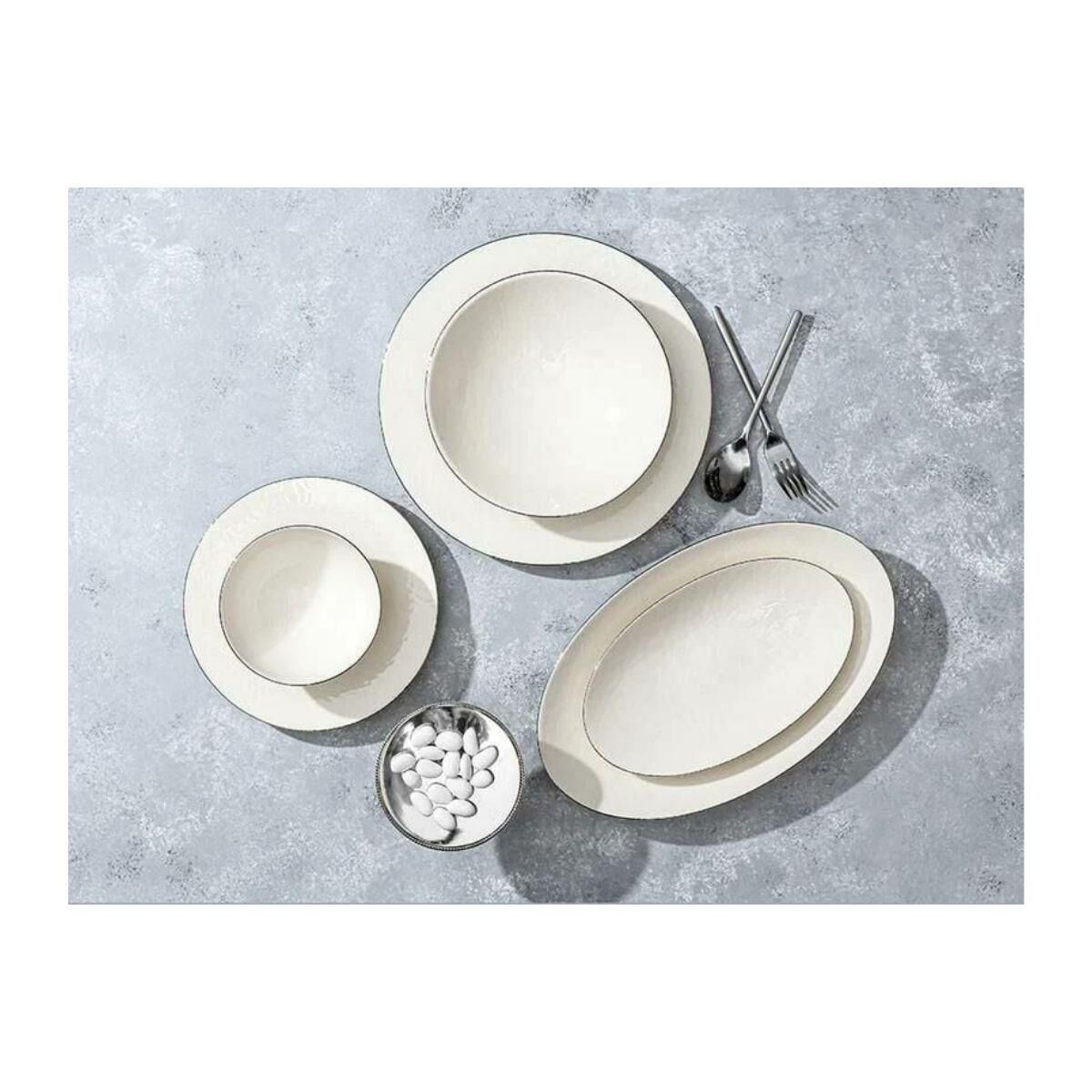 Porland Cortot Alumilite 25 Parça 6 Kişilik Kahvaltı Takımı