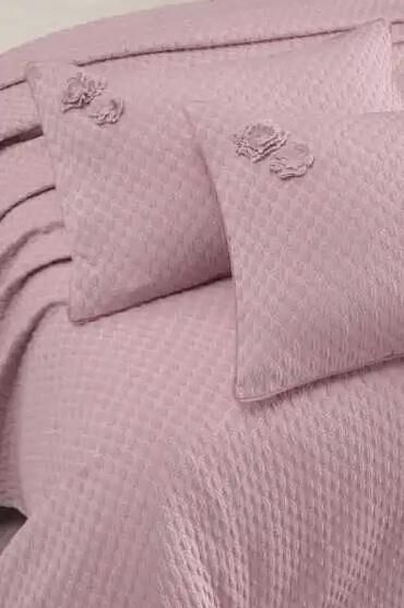 Sarev Belis Yatak Örtüsü Pembe Çift Kişilik