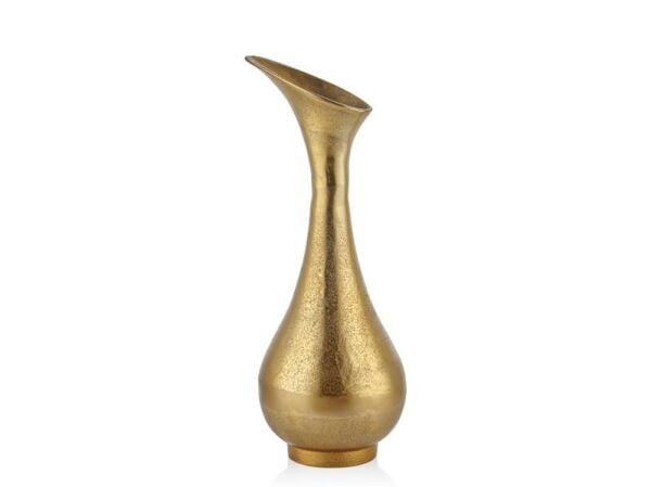 Lamedore Pitcher Gold Büyük Vazo 17x17x46 Cm