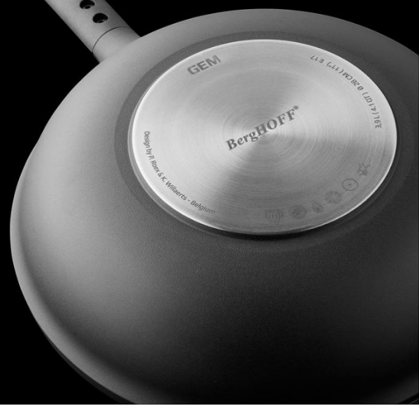 Berghoff 2307313 Gem 24 Cm Döküm Kapaksız Wok Tava