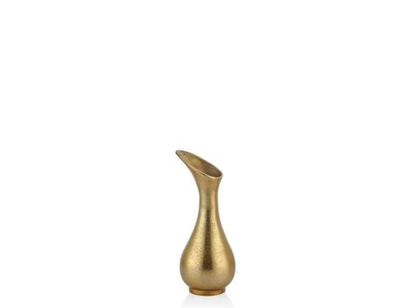 Lamedore Pitcher Gold Küçük Vazo 11x11x26 Cm