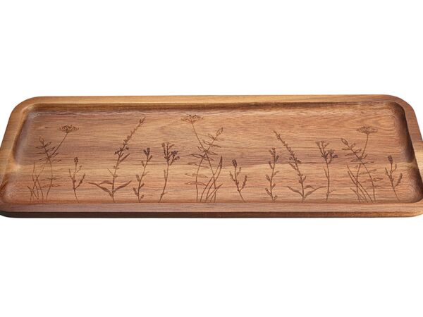 Porland Woodflower Akasya Sunum Tabağı 40 cm