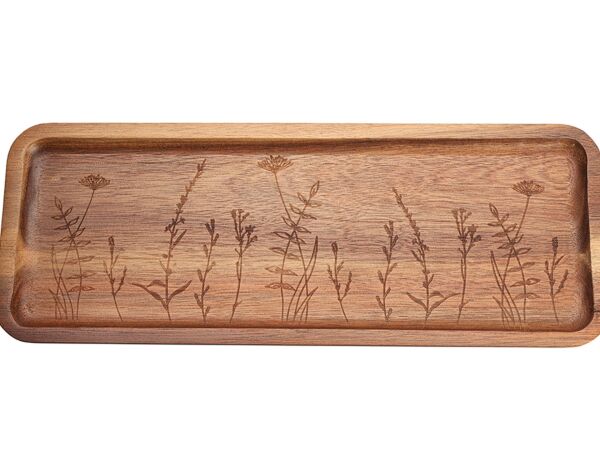 Porland Woodflower Akasya Sunum Tabağı 40 cm