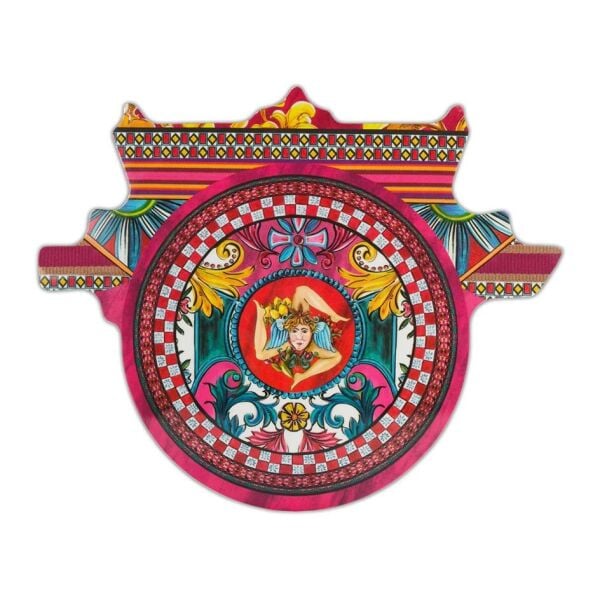 Baci Milano Joke Sicily Kesme Tahtası Melamin Fuşya