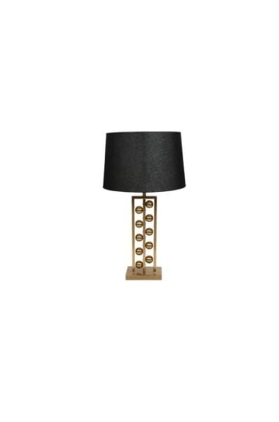 Lucky Art Gold Toplu Abajur 73 cm