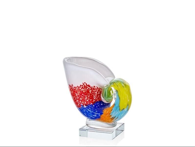 Lamedore Snail Colorfulglass Decor 17x8x16 Cm