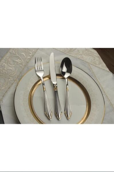 Mikasa Moor Nova Gold 90 Parça Çatal Kaşık Bıçak Takımı
