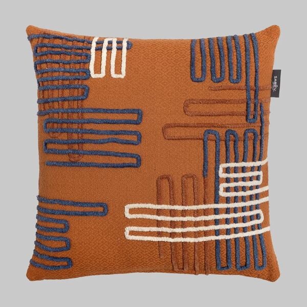 Sarev Ravi Kırlent 45X45 Turuncu