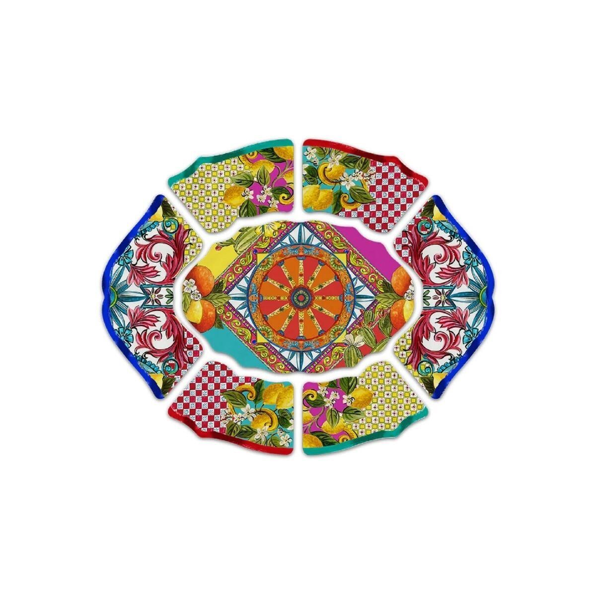 Baci Milano Ortıgıa Meze Kasesi 7 Parça  Çok Renkli