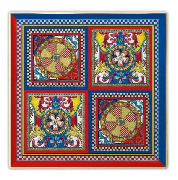 Baci Milano Sole Mio Kare Tepsi Porselen 30,5x30,5 cm