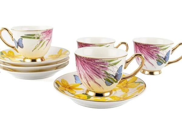 Mikasa Moor Spring  4'lü Kahve Fincanı Seti