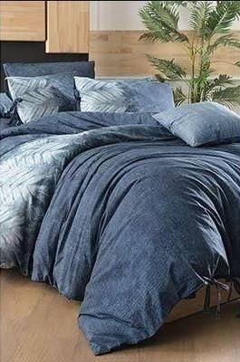 Sarev De James Nevresim Takımı Mavi Çift Kişilik