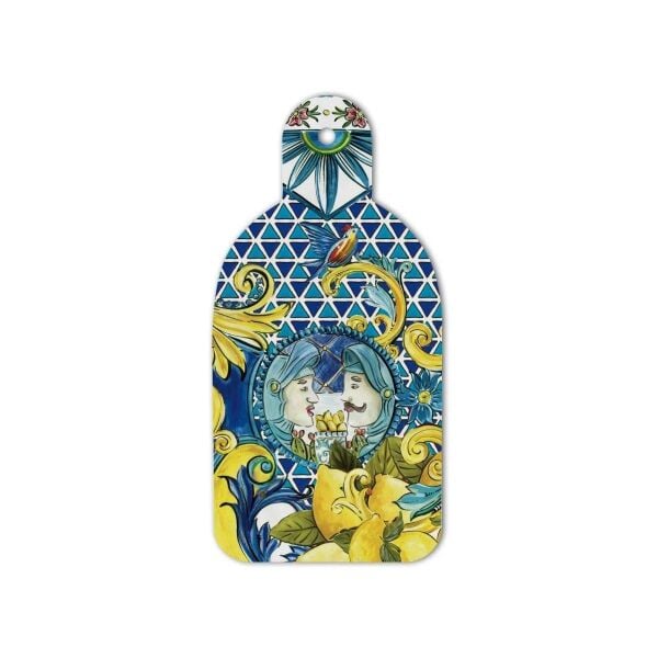 Baci Milano Sicily Kesme Tahtası 17 cm x 35 cm Mavi