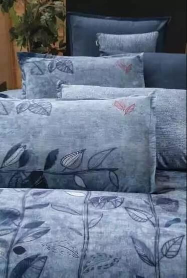 Sarev De Jessie Nevresim Takımı Mavi Çift Kişilik