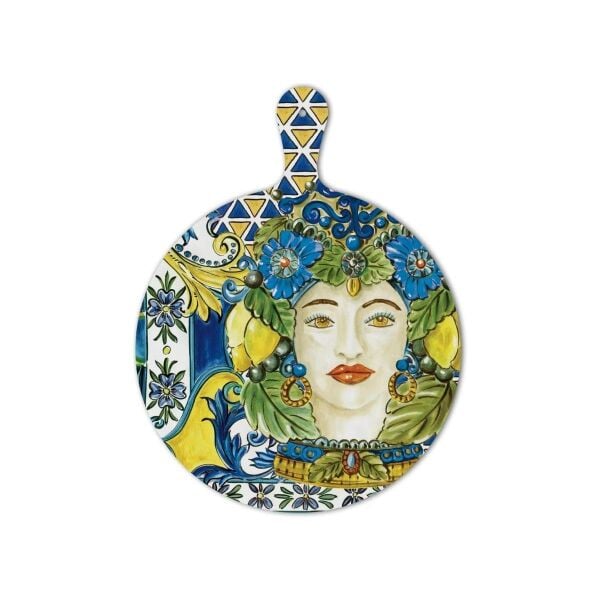 Baci Milano Sicily Kesme Tahtası 32 cm x 42 cm Mavi