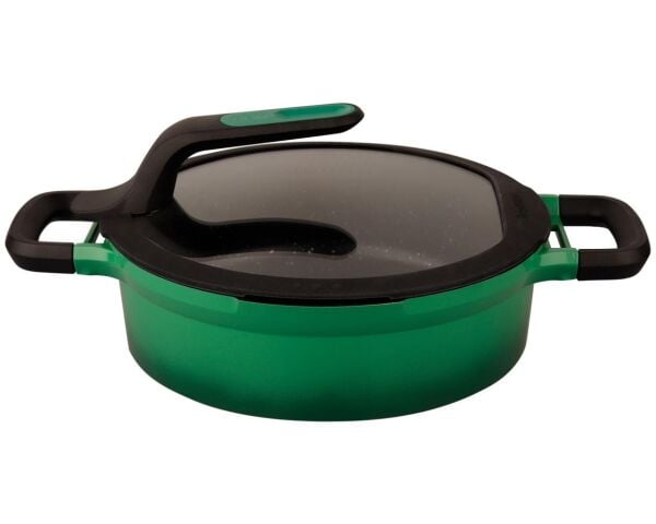 Berghoff Gem 8501337 Stay Cool Kısa Tencere Açık Yeşil 26 cm