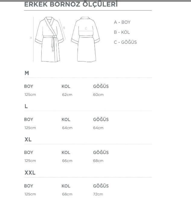 Ecocotton Organik Pamuk Aile Bornoz Seti - Pamira Bej / Antrasit M / L