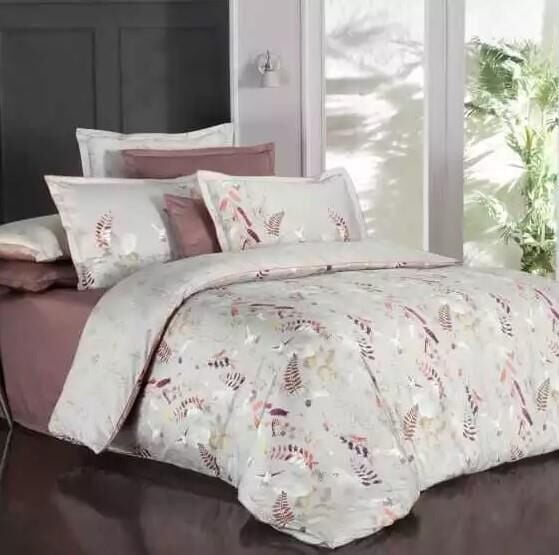 Sarev Martina Saten Nevresim Takımı Rengarenk Çift Kişilik