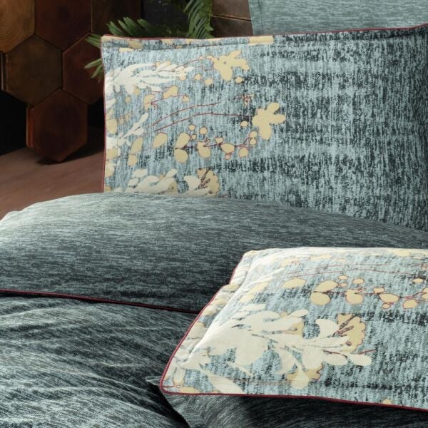 Sarev Birdie Flanel Nevresim Takımı Çift Kişilik 2 Yastık D