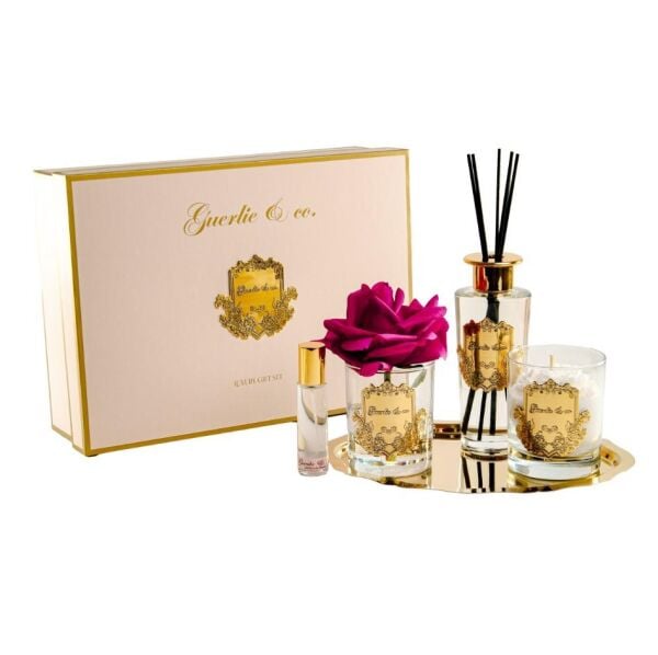 Guerlie&Co Luxury Set Krem Pembe Gül Gold