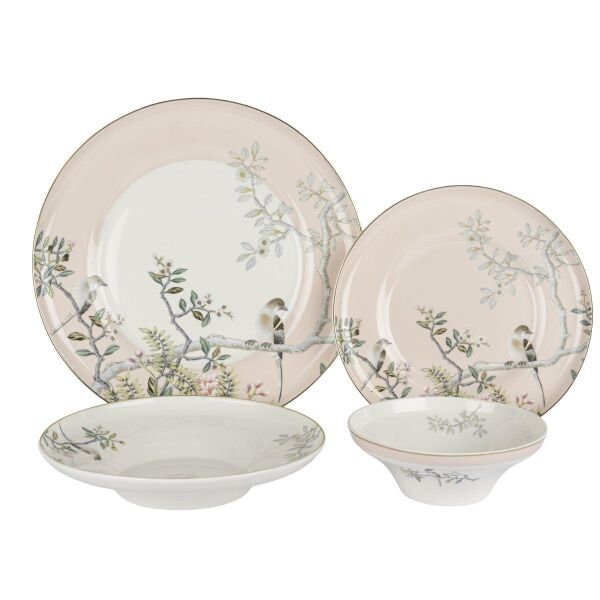 Mikasa Moor Bird Garden Yavru Ağzı 24prç Yemek Takımı