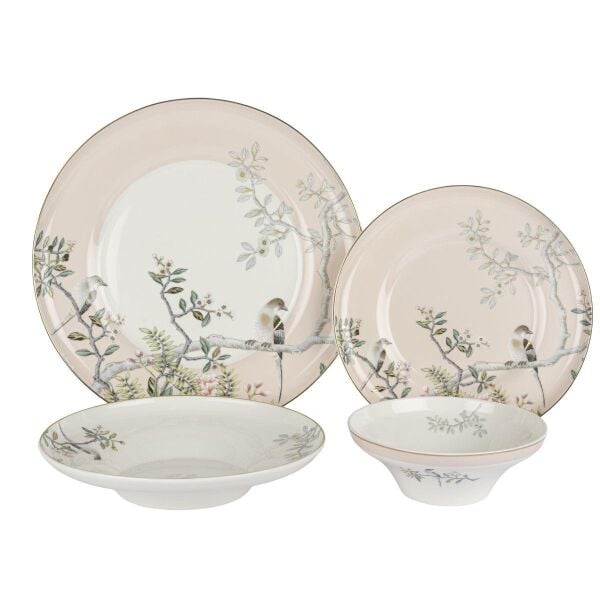 Mikasa Moor Bird Garden Yavru Ağzı 24prç Yemek Takımı