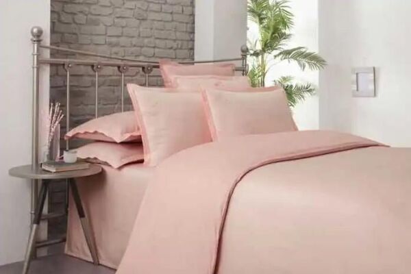 Sarev Olive Armurlu Nevresim Takımı Pembe Çift Kişilik