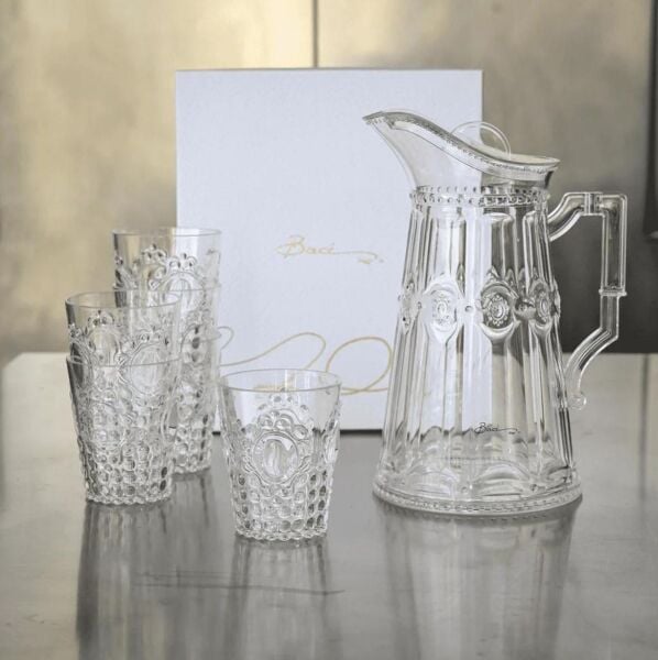 Baci Milano Baroque&Rock Su Bardağı Akrilik - Şeffaf