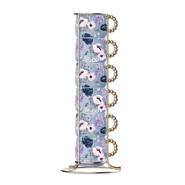 Bialetti Bridgerton Set 6'lı Stackable Espresso Fincan Seti