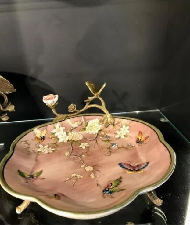 Mikasa Moor Pembe Porselen Dekor Tabak 21x24x11cm