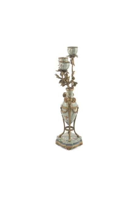 Mikasa Moor Yeşil Porselen Mumluk 20x15x44cm