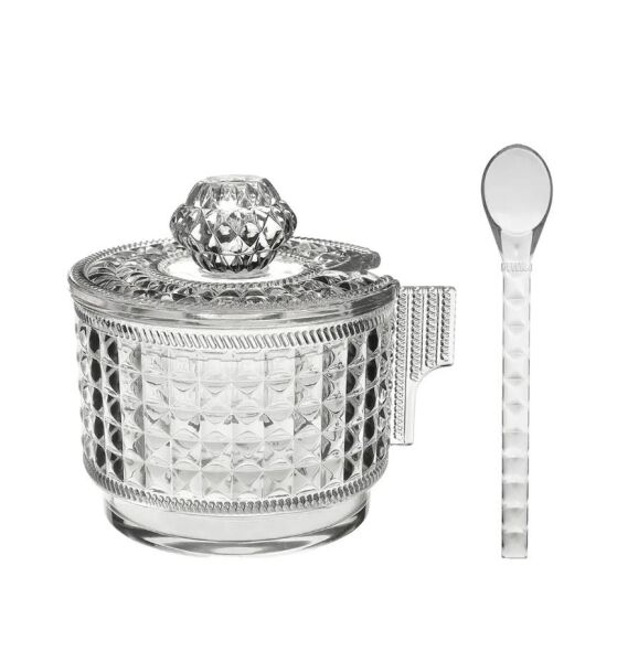 Baci Milano Chic&Zen-Cake Şekerlik Ve Kaşık Akrilik