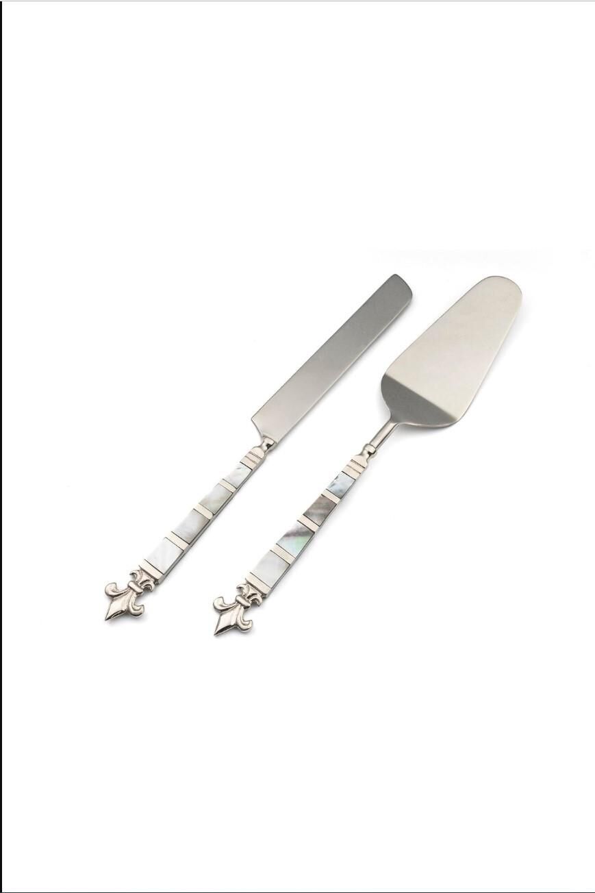 Mikasa Moor Gümüş Renkli 2li Kek Servis Seti