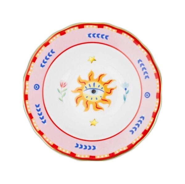 Baci Milano Mamma Mia Göz Desenli Tabak 22 Cm