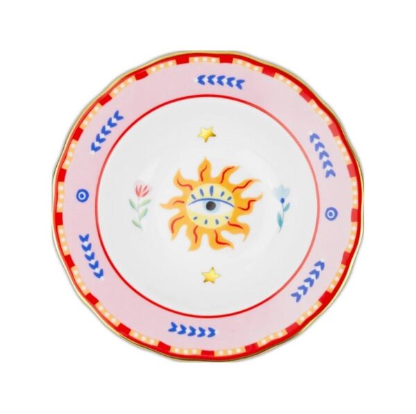 Baci Milano Mamma Mia Göz Desenli Tabak 22 Cm