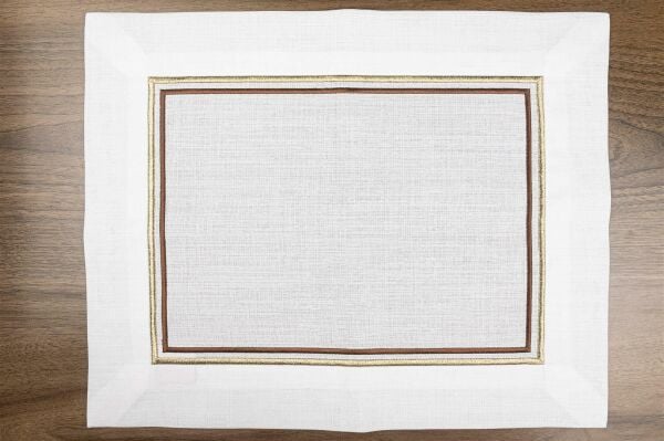 Mikasa Moor Celine Kahve Altın Amerikan Servisi 6’Iı 40X50