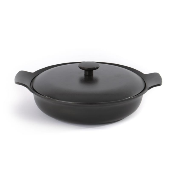 Berghoff 3900038 Ron Demir Döküm Tava Siyah 28 Cm