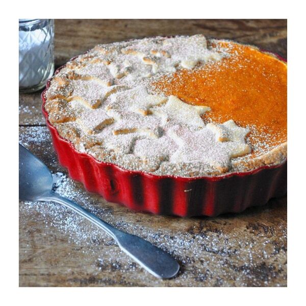 Emile Henry Tart-Börek Fırın Kabı Yuvarlak 24 cm Kırmızı/Burgundy-346024