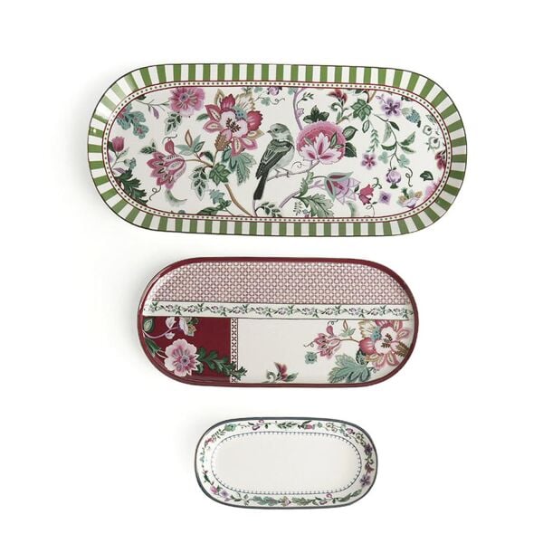 Lucky Art Madeline Bone 3lu Oval Sunumluk Seti