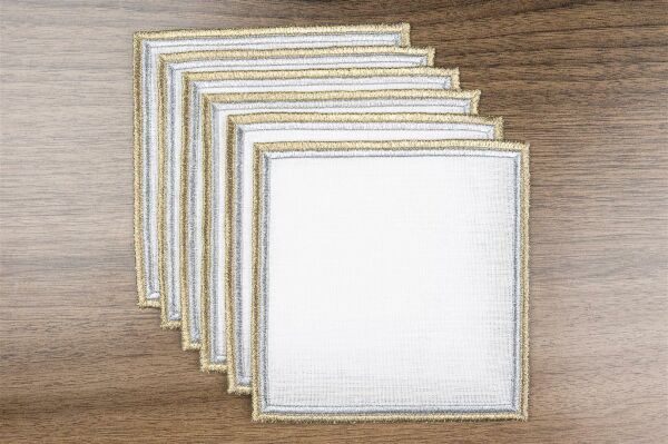 Mikasa Moor Celine GümüşAltın Bardak Altı 6'Iı 16cm