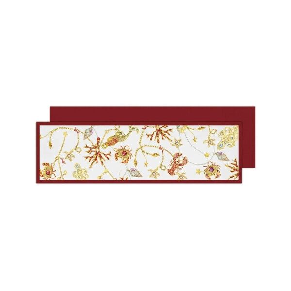 Baci Milano Portofino Runner Kırmızı 48x150 cm