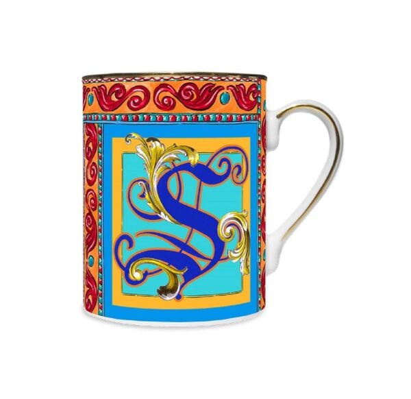 Baci Milano Ortigia S Harfli Mug