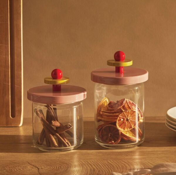 Alessi Saklama Kavanozu Pembe 20,5x12 cm