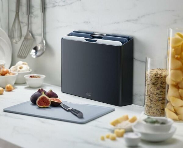 Joseph Joseph Folio Standlı Büyük Kesme Tahtası 4 lü Gri -60184