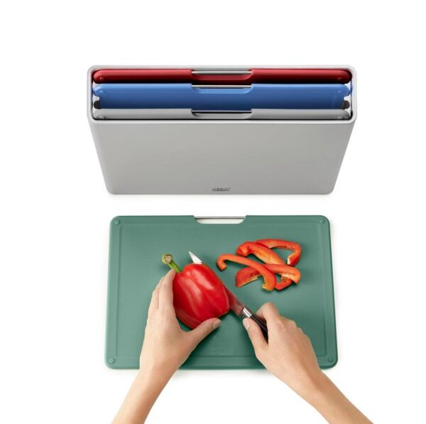 Joseph Joseph Folio Regular Kesme Tahtası Seti - Graphite