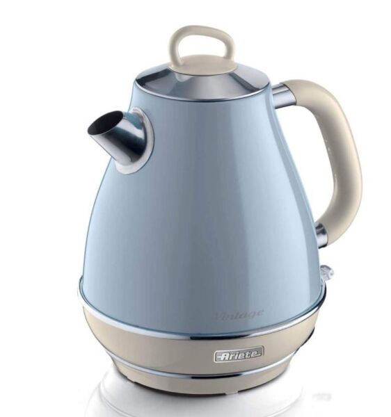 Ariete Vintage 2869 Çelik Kettle Mavi