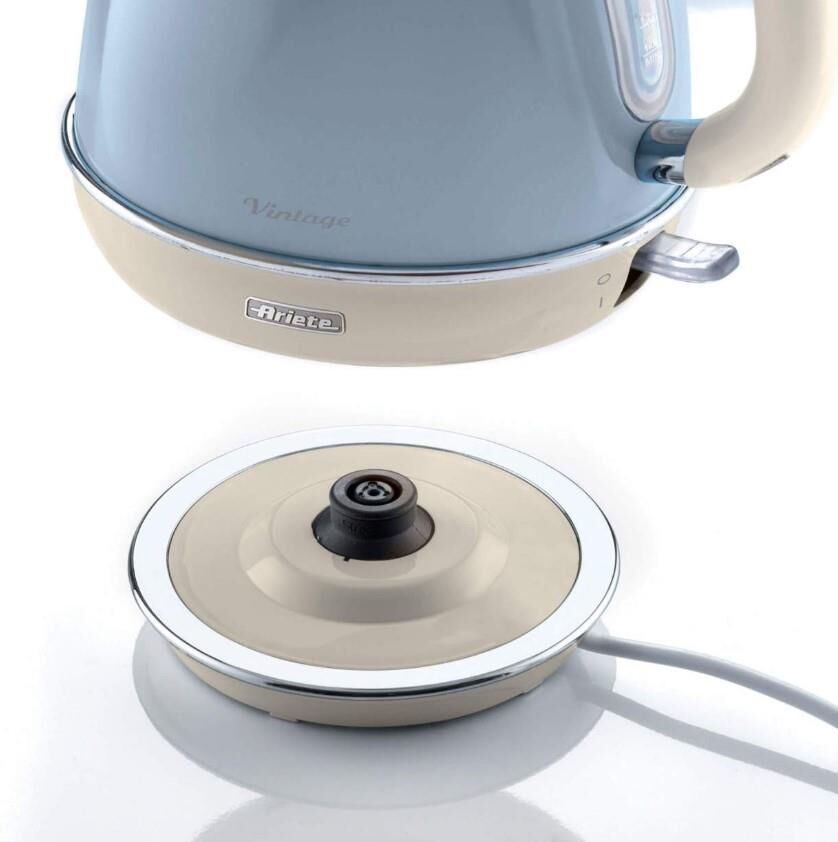 Ariete Vintage 2869 Çelik Kettle Mavi